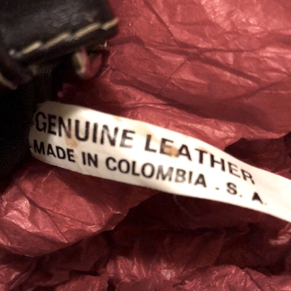 Leather Hand Bag | Brownie Dark Chocolate Bag | Source Unknown - Picture 10 of 11